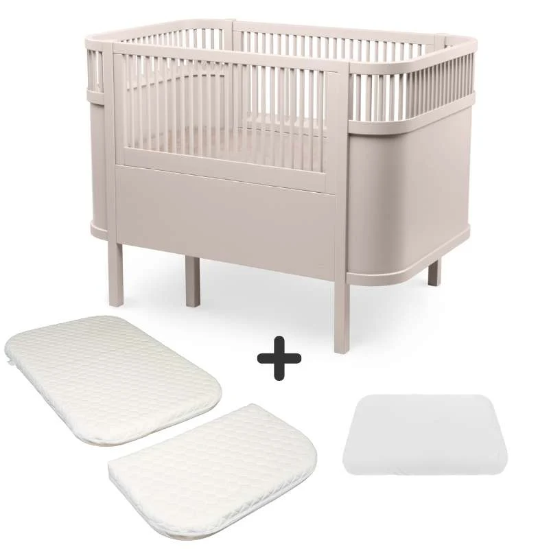 Sebra Krevet - Klasič - Beba & Jr. - Brezova kora Ruž - Paket 1
