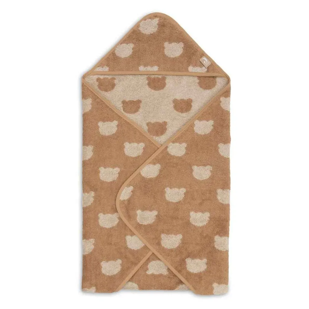 Jollein® Ručnik s kapuljačom Jacquard Teddy Bear 75x75