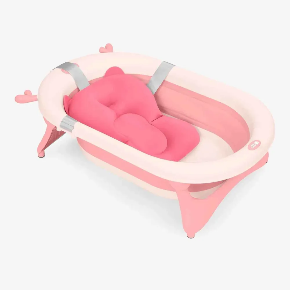 KikkaBoo® Dječji umetak jastuk za kupanje Bear Pink