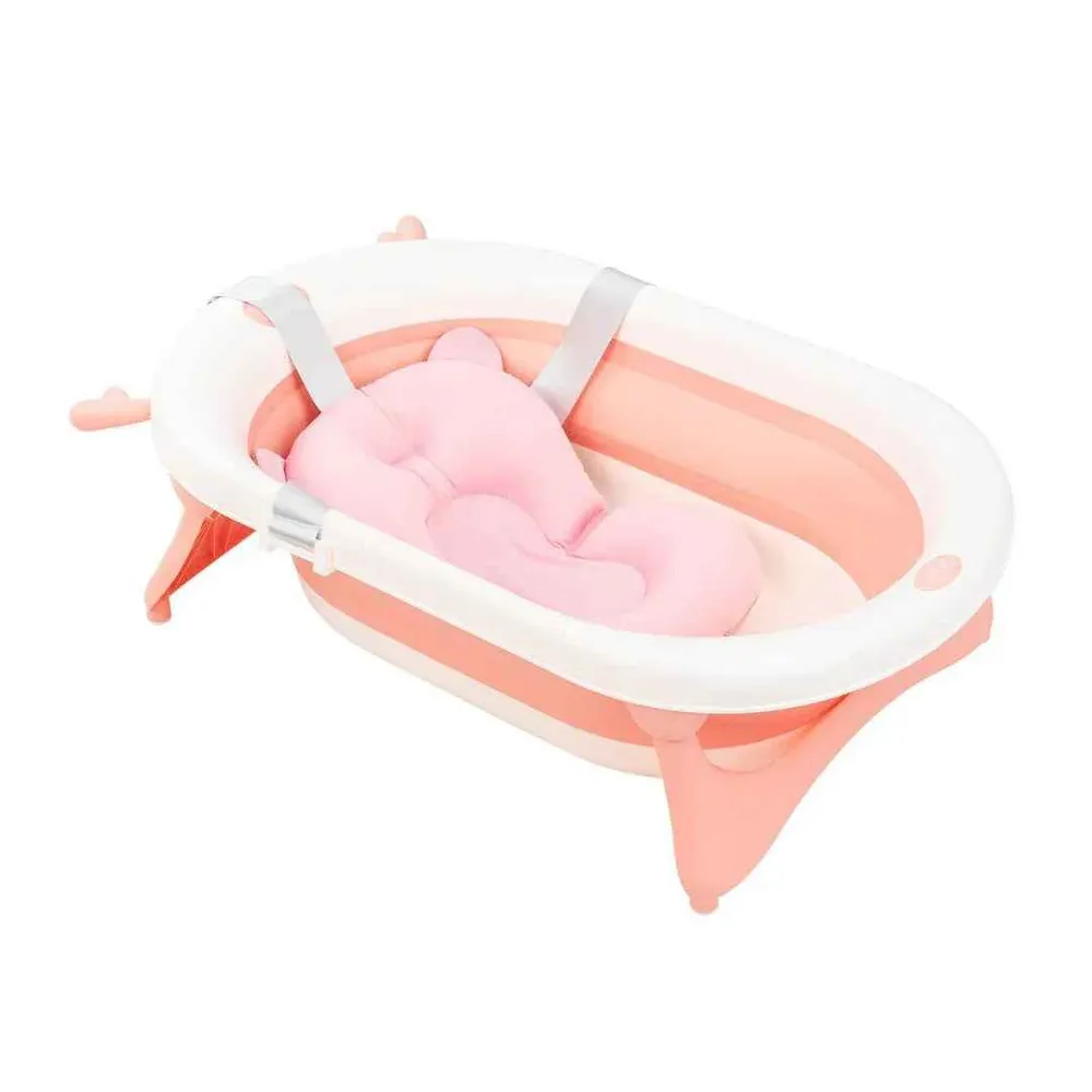 KikkaBoo® Dječji umetak jastuk za kupanje Bear Pink