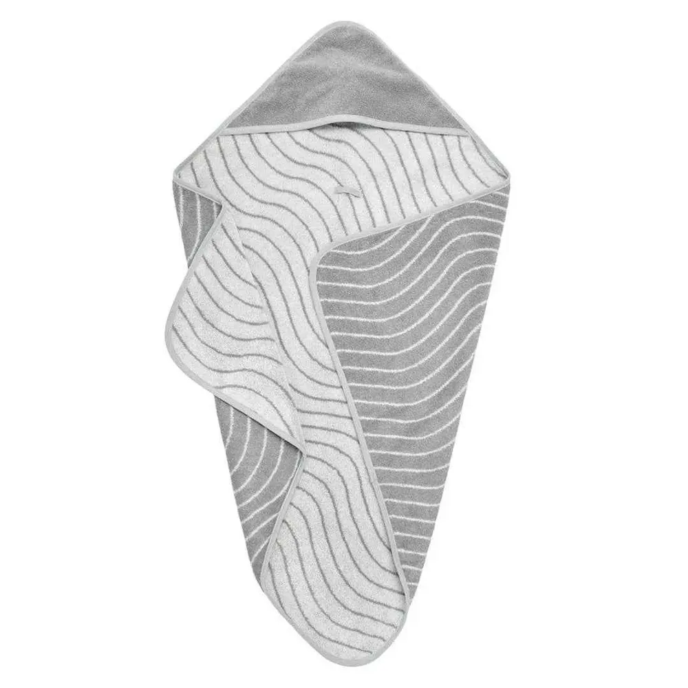 Leander® Pamučni ručnik s kapuljačom Woodland Cool Grey 80x80