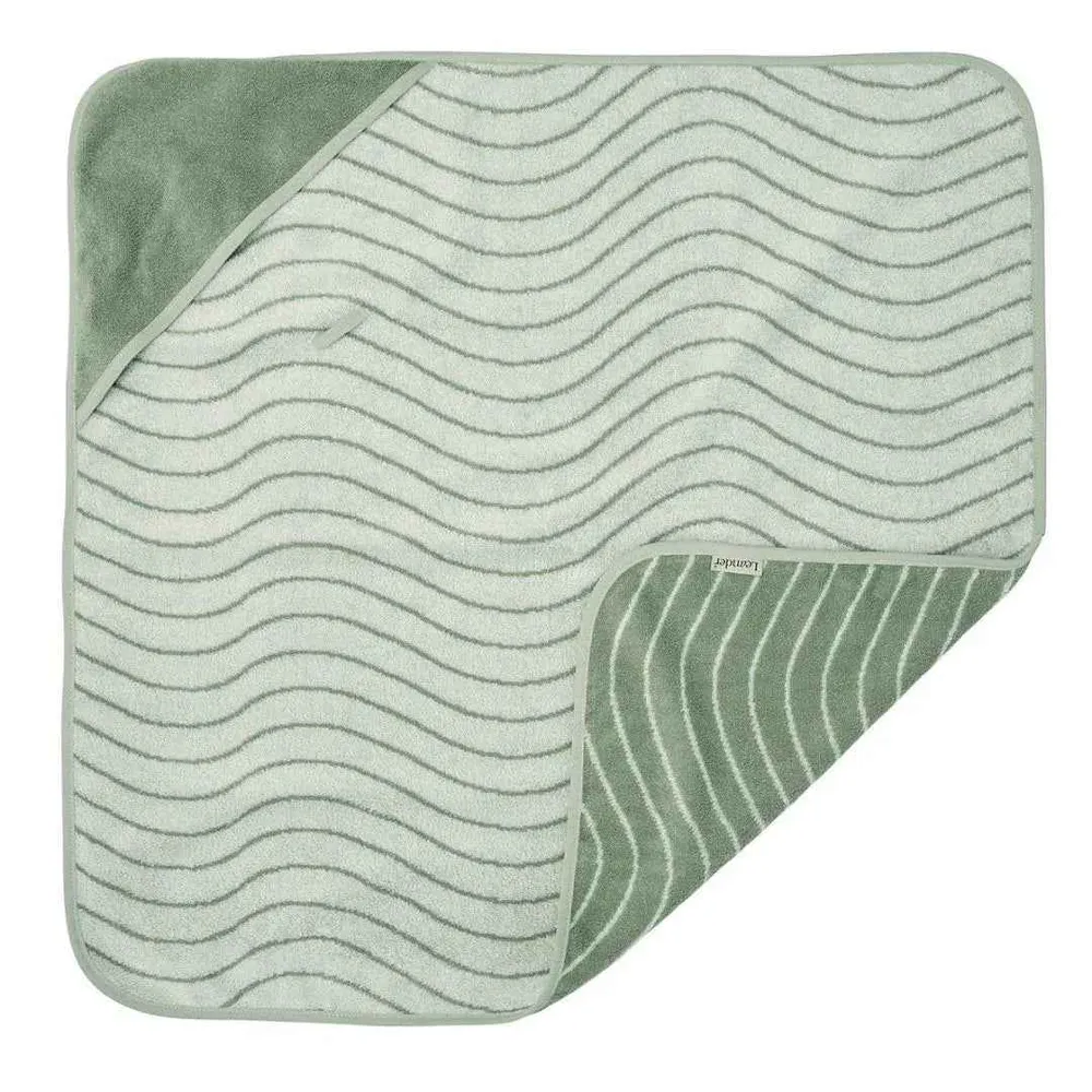 Leander® Pamučni ručnik s kapuljačom Woodland Sage Green 80x80