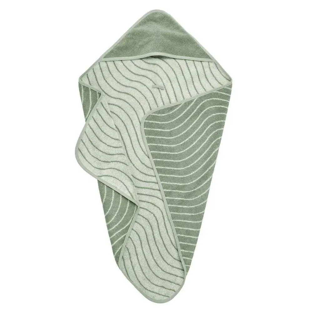 Leander® Pamučni ručnik s kapuljačom Woodland Sage Green 80x80