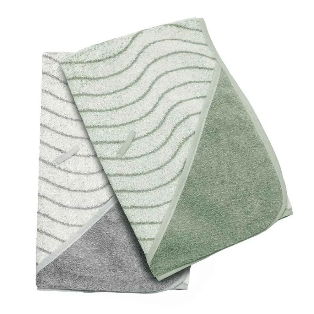 Leander® Pamučni ručnik s kapuljačom Woodland Sage Green 80x80