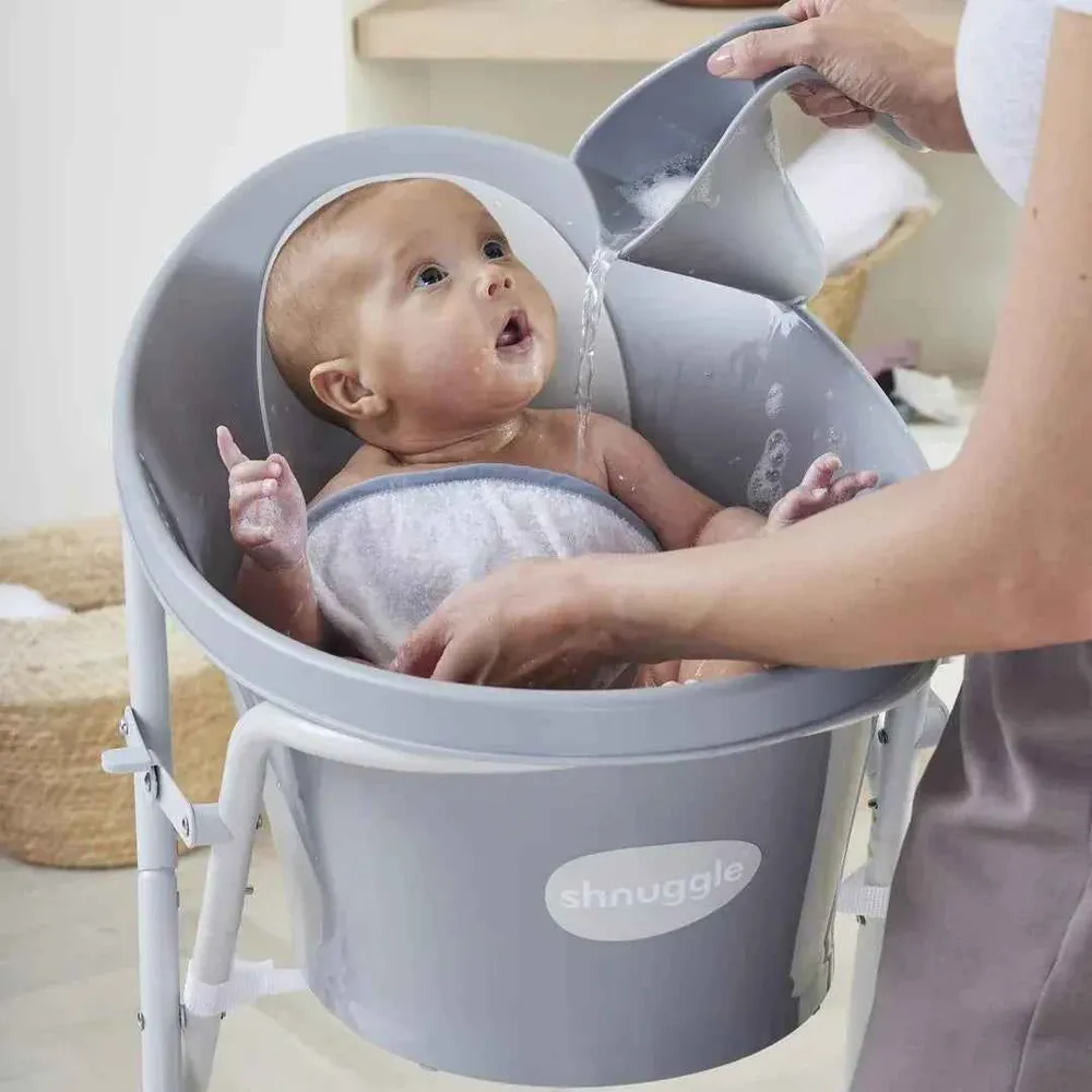 Shnuggle® Dječja kadica Pebble Grey (0-12m)