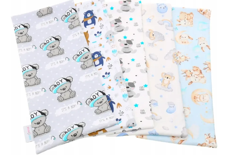 BABYMAM tetra pelena FLANEL PREMIUM 5kom