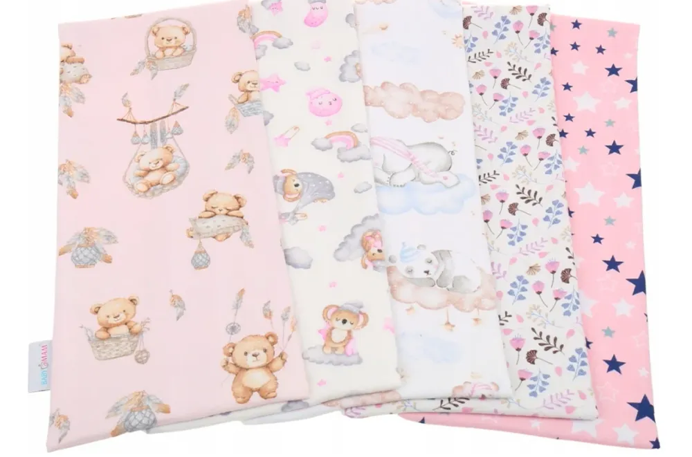 BABYMAM tetra pelena FLANEL PREMIUM 5kom