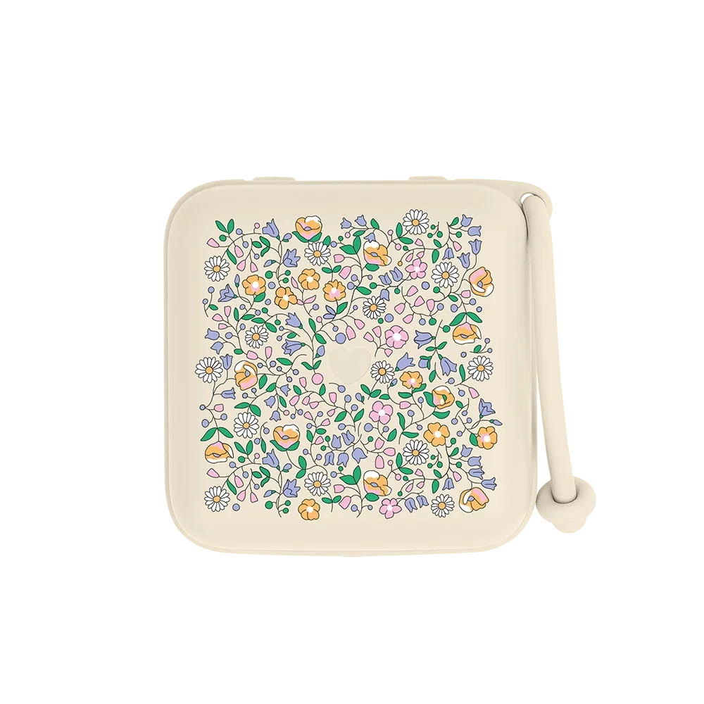 BIBS x LIBERTY kutija za dudu Chloe Meadow - Ivory