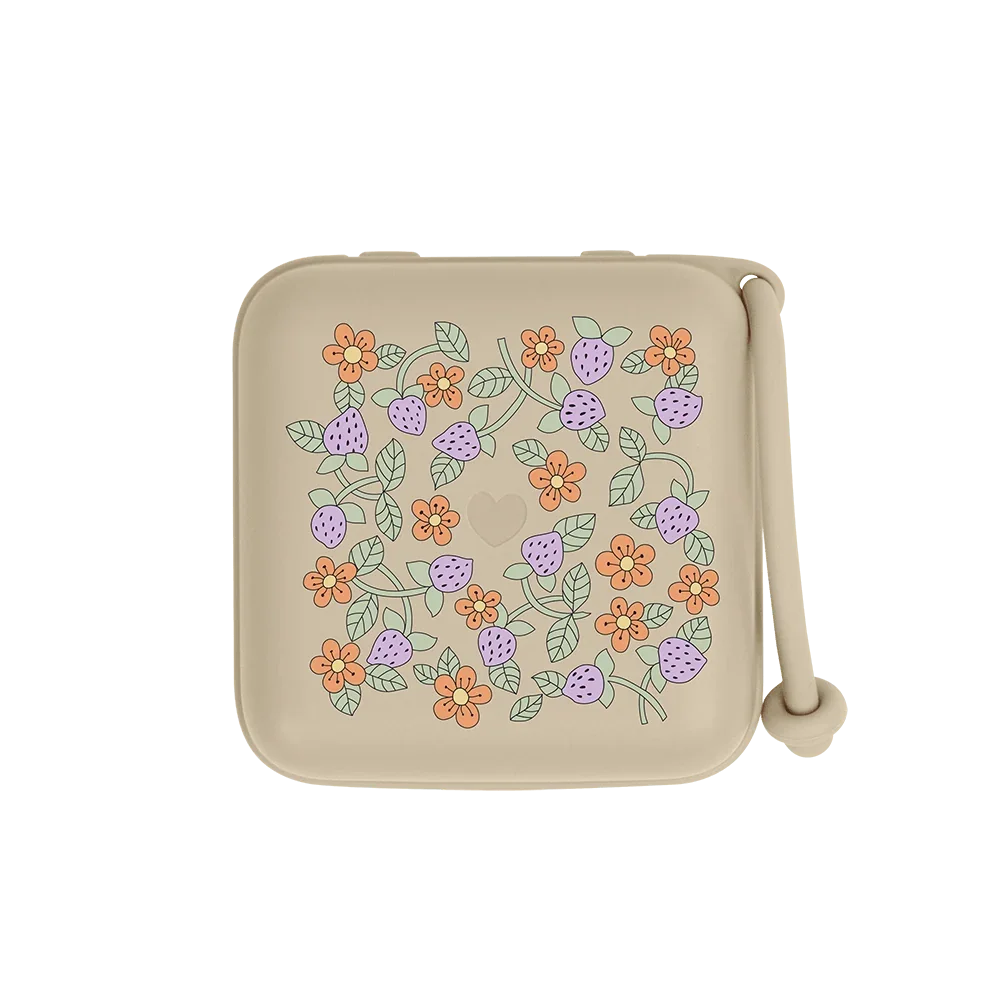 BIBS x LIBERTY Kutija za dudu - Strawberries and Cream Vanilla