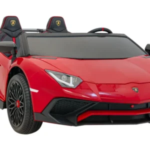 Licencirani auto na akumulator Lamborghini Aventador SV - dvosjed - crveni