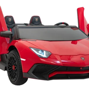 Licencirani auto na akumulator Lamborghini Aventador SV STRONG - dvosjed - crveni