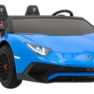 Licencirani auto na akumulator Lamborghini Aventador SV STRONG - dvosjed - plavi