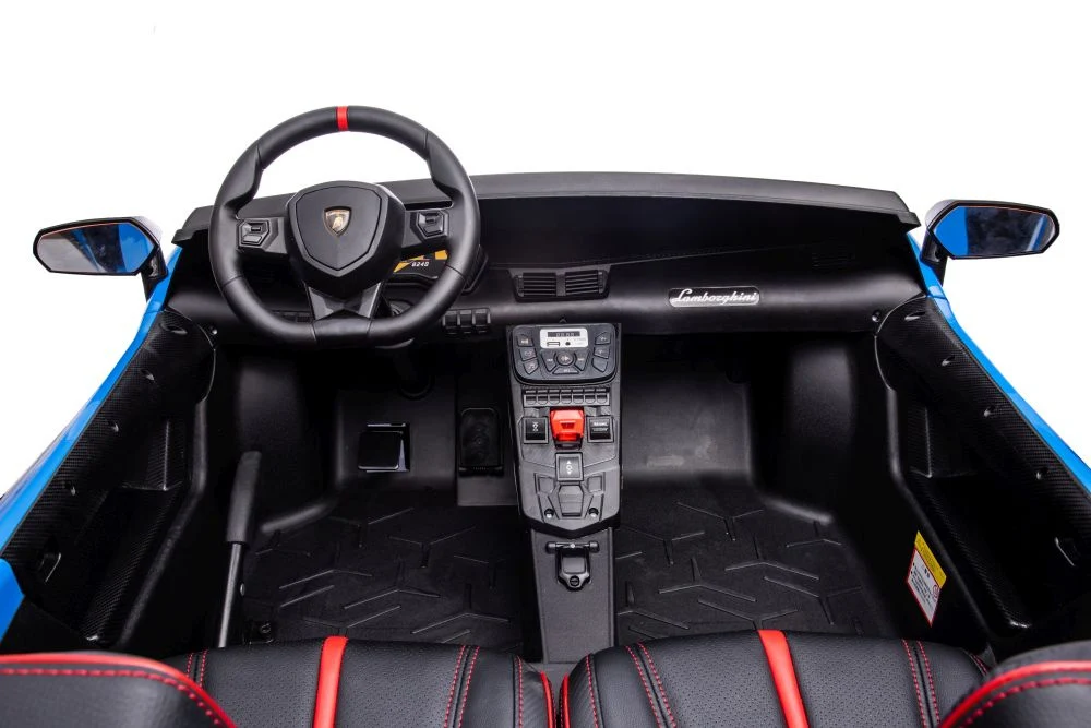 Licencirani auto na akumulator Lamborghini XXL A8803 24V - dvosjed - plavi