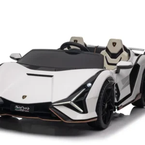 Licencirani auto na akumumulator Lamborghini SIAN 4x100W - dvosjed - bijeli