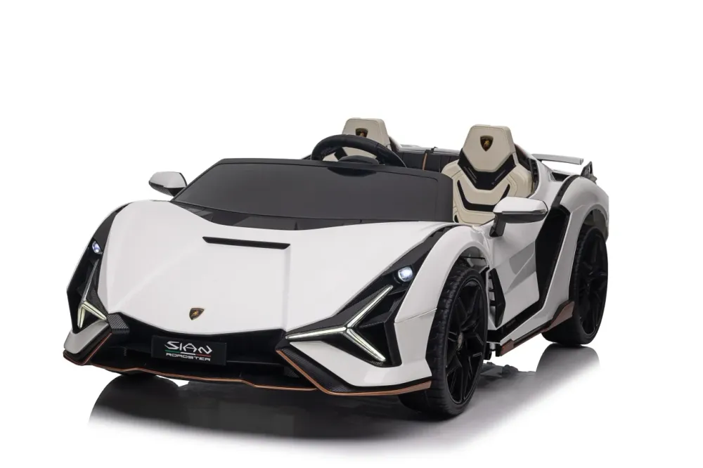 Licencirani auto na akumumulator Lamborghini SIAN 4x100W - dvosjed - bijeli