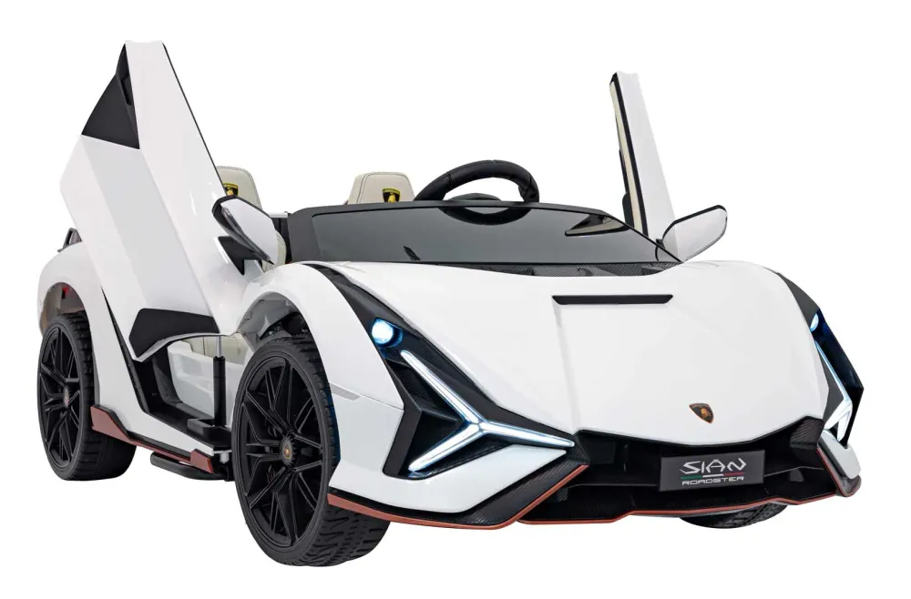 Licencirani auto na akumumulator Lamborghini SIAN 4x100W - dvosjed - bijeli