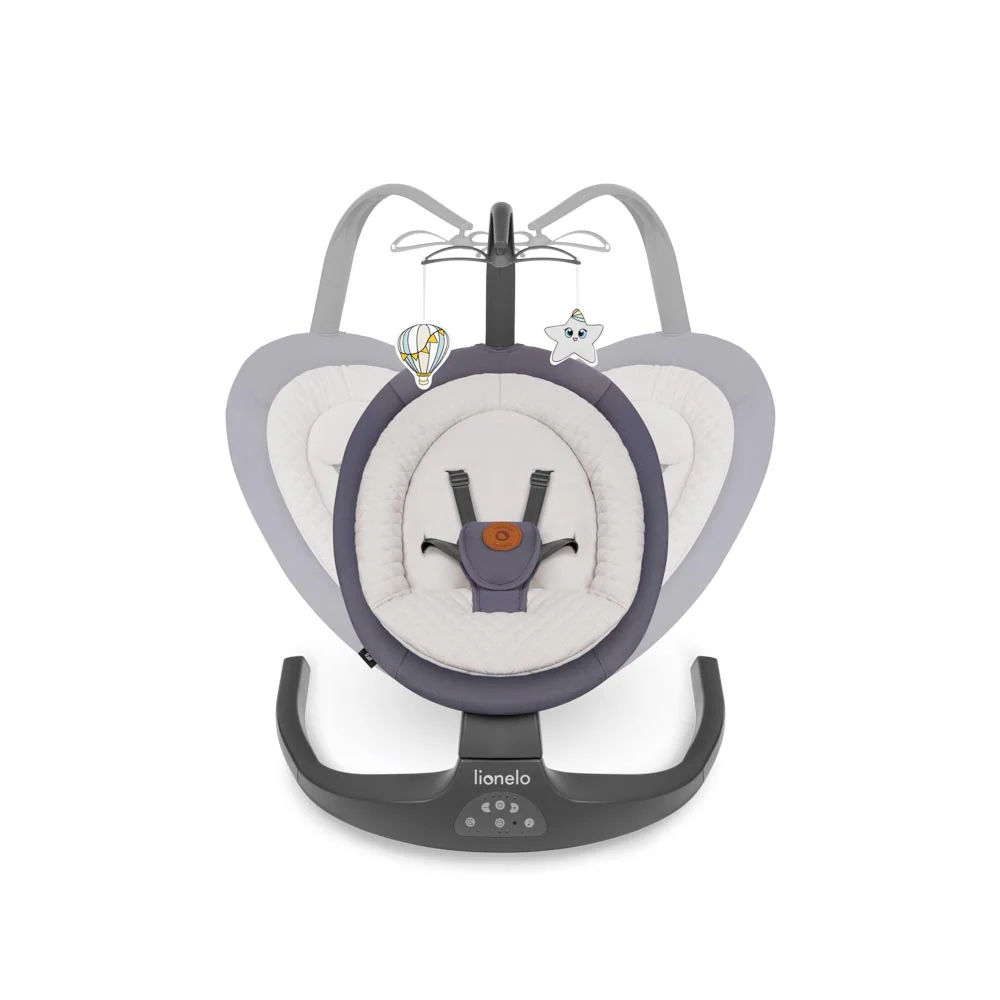 Lionelo električna ljuljačka 2u1 Ralf, Grey Graphite