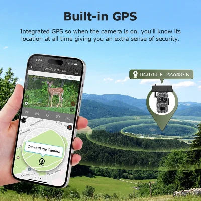 Kamera za Lov Solar PIR WiFi HD 4G GPS