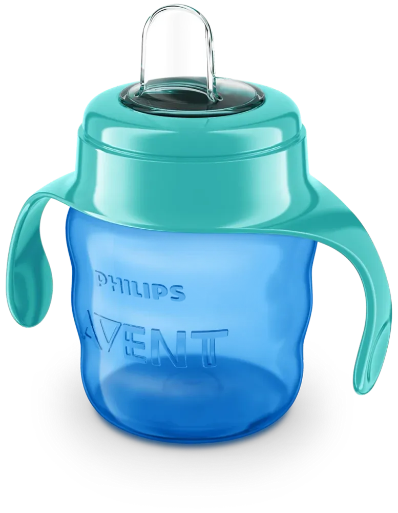 Philips Avent bočica s ručkama s mekanim usnikom 6m+, 200ml, dječak, SCF551/05