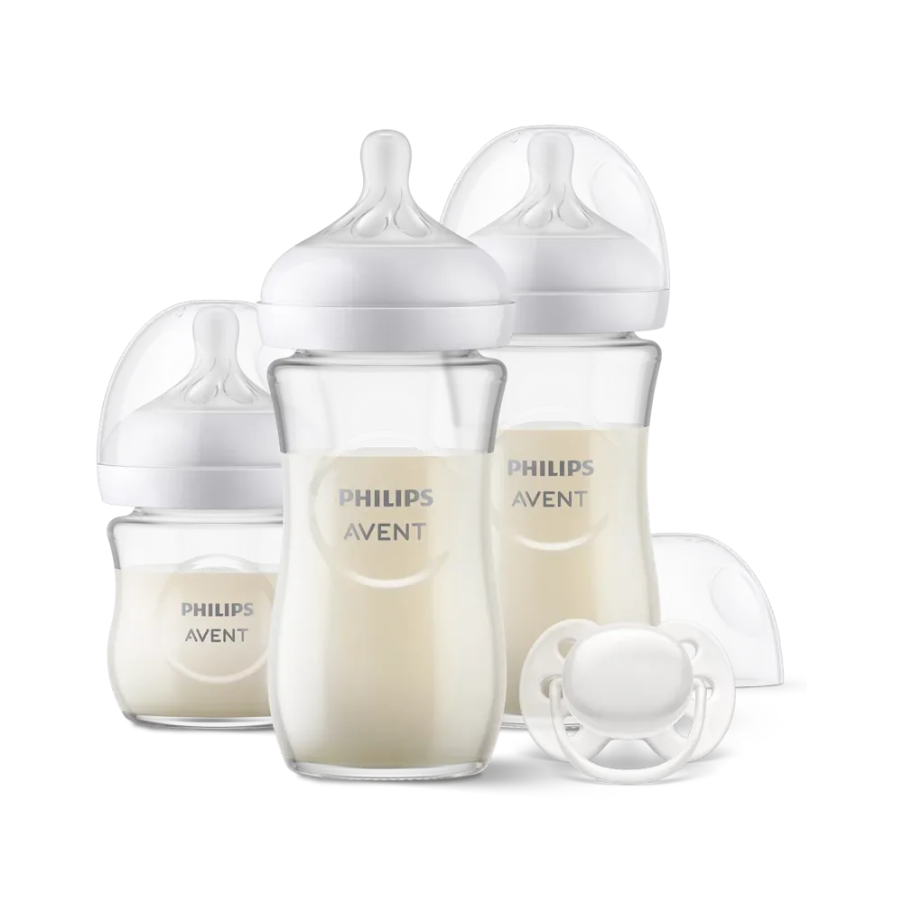 Philips Avent set Natural Response staklenih bočica za bebe, SCD878/11