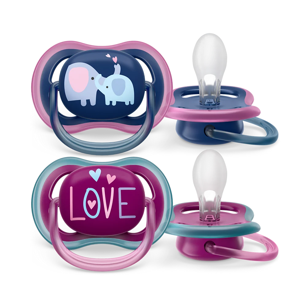 Philips Avent Ultra Air duda varalica 18m+, djevojčica, 2kom, SCF349/22