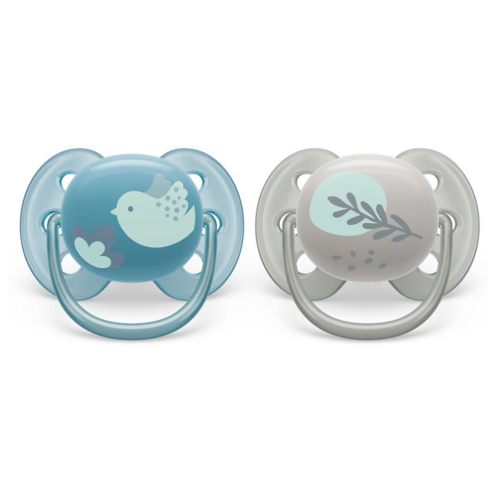 Philips Avent Ultra Soft duda varalica 6-18m, dječak, 2kom, SCF091/15