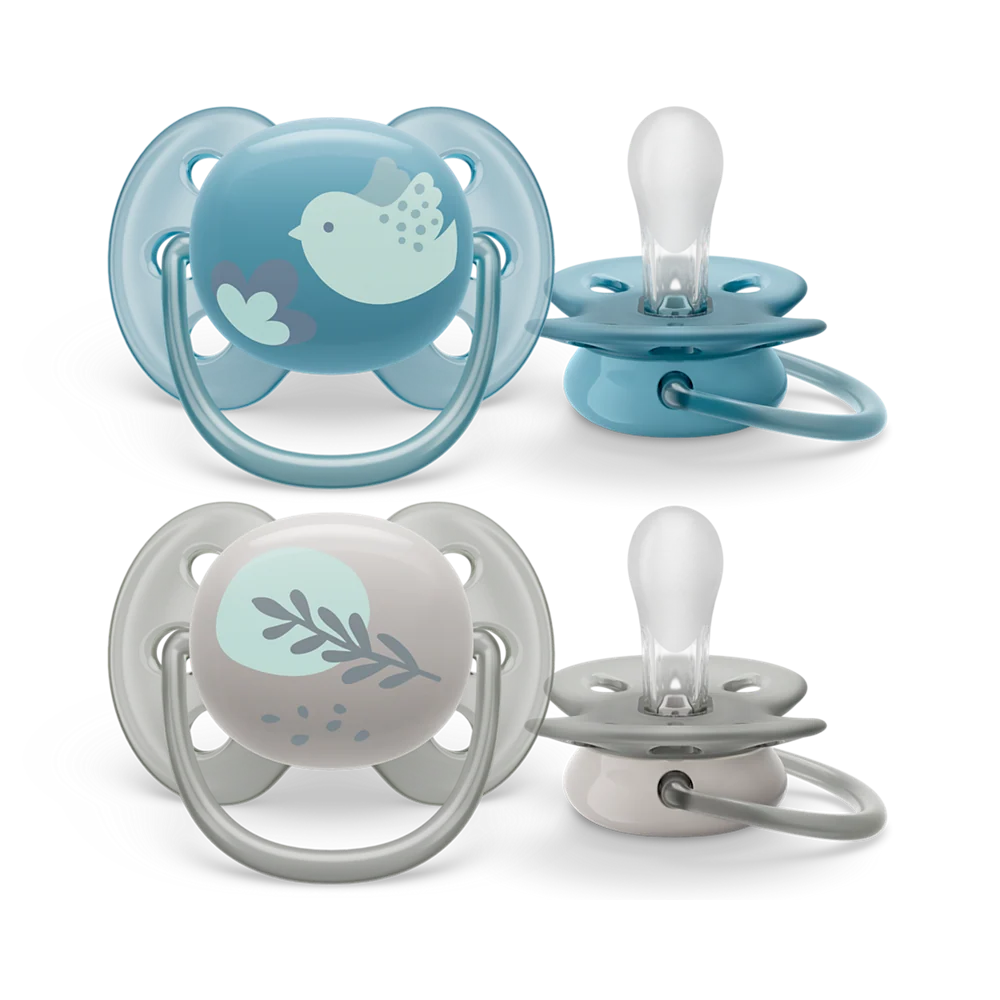 Philips Avent Ultra Soft duda varalica 6-18m, dječak, 2kom, SCF091/15