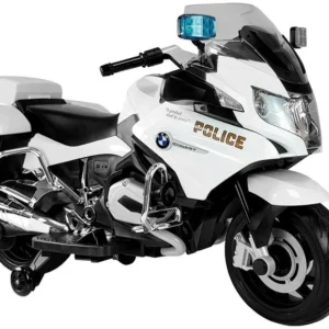 Policijski motor na akumulator BMW Police - bijeli