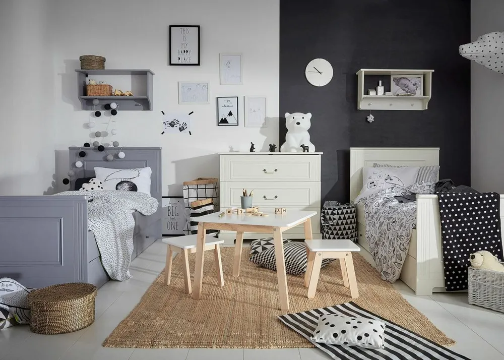 Bellamy Ines Junior krevet 200x90 cm s ladicom/dodatni ležaj, grey