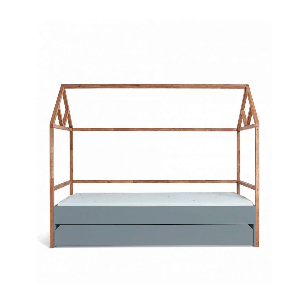 Bellamy Lotta krevet kućica s ladicom 200x90 cm, grey