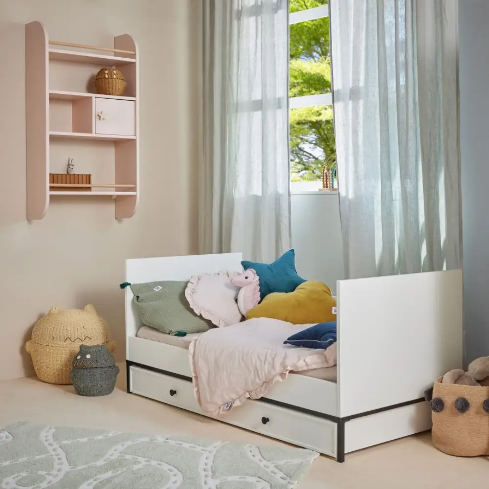 Bellamy Lumi kinderbet 140x70 cm s ladicom
