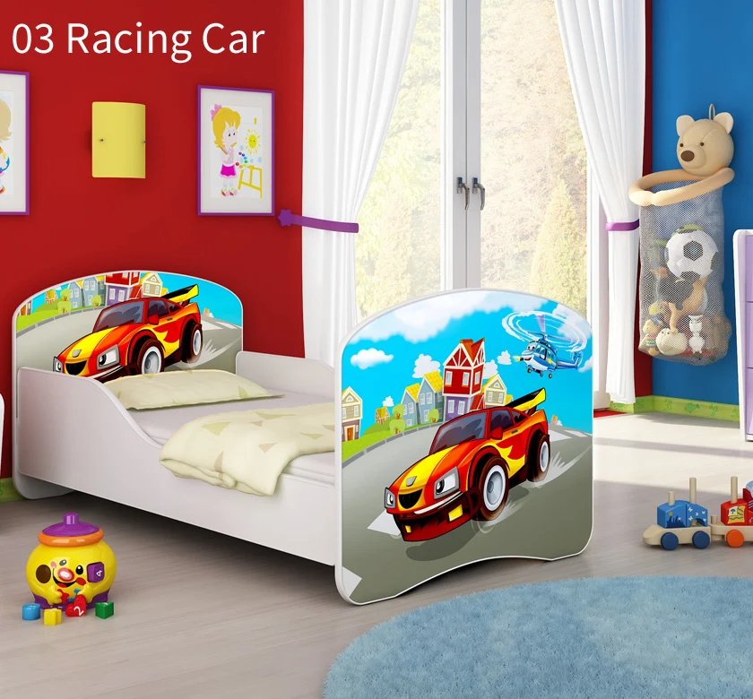 Dječji krevet ACMA s motivom 140x70 cm 03 Racing Car