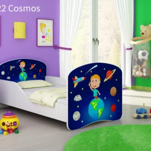 Dječji krevet ACMA s motivom 160x80 cm 22 Cosmos