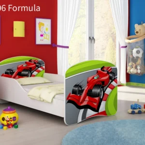 Dječji krevet ACMA s motivom 160x80 cm 06 Formula 1