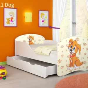 Dječji krevet ACMA s motivom + ladica 160x80 cm 11 Dog