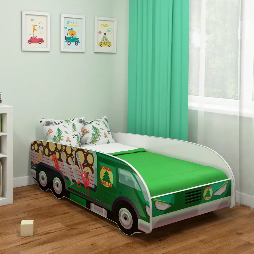 Dječji krevet ACMA TRUCK 160x80 cm 06 Drvosječ