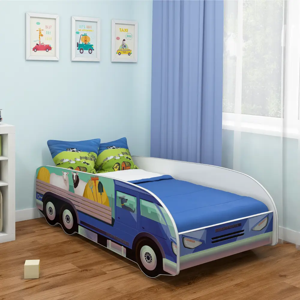 Dječji krevet ACMA TRUCK 160x80 cm 05 Farma
