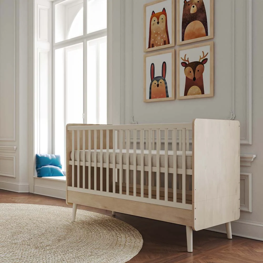 Faktum Peak kinderbet/krevet 140x70 cm, Natural Oak-White
