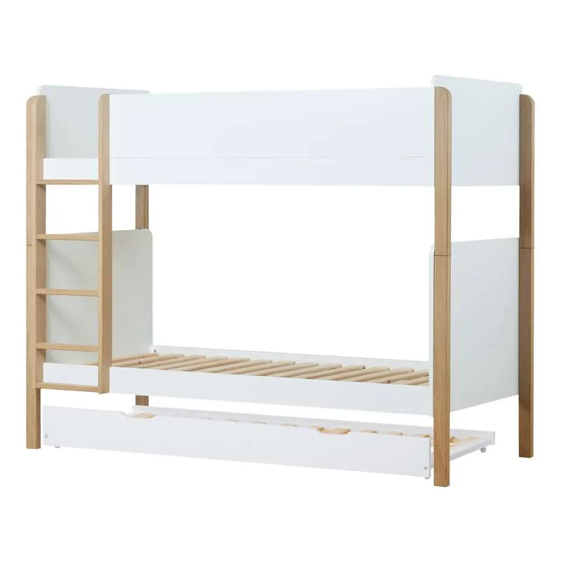 Hoppekids BLEND - 2-u-1 krevet s izvlačnim krevetom - 90x200 cm - Bukva