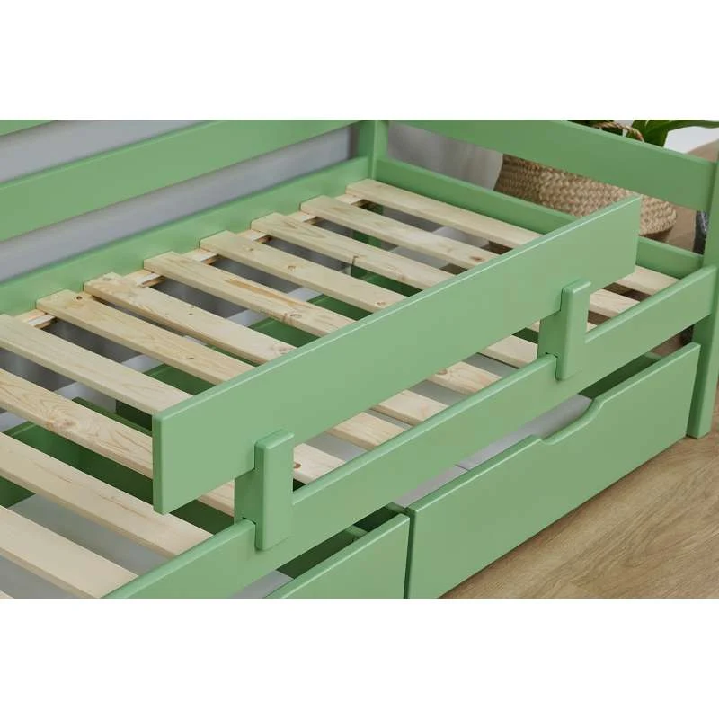 Hoppekids ECO Comfort - Junior krevet - 70x160 cm. - Svijetlo zelena