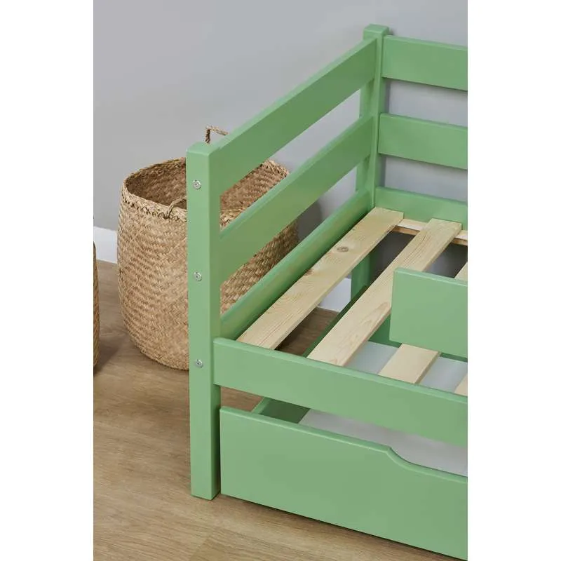Hoppekids ECO Comfort - Junior krevet - 70x160 cm. - Svijetlo zelena