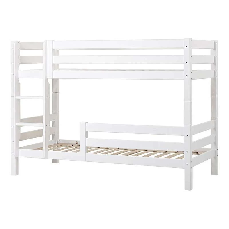 Hoppekids ECO Luxury - Krevet na kat - 150 cm. - 90x200 cm. - Dva kreveta - Fleksibilna podnica - Bijela