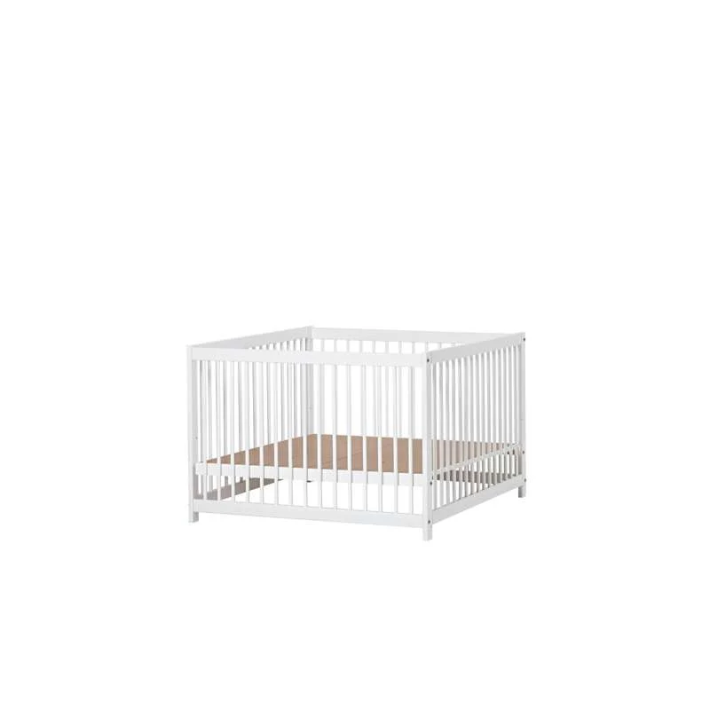 Hoppekids IDA-MARIE Igraonica s madracem - Bijela - 3x80x86 cm.