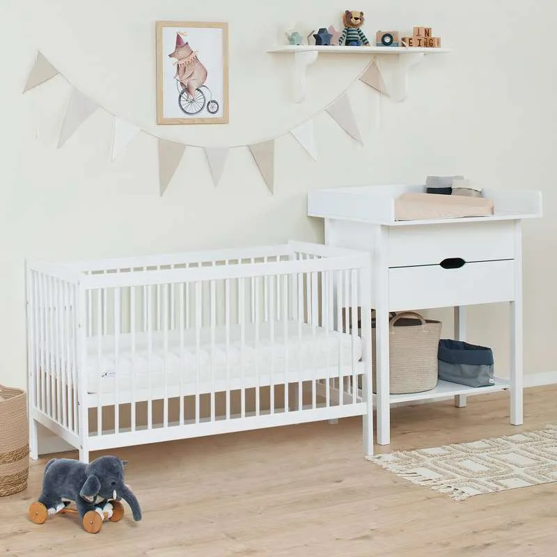 Hoppekids IDA-MARIE - Krevetac - 60x120 cm - Bijela
