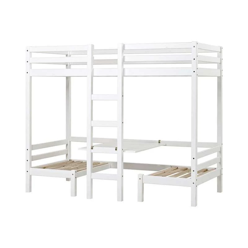 Hoppekids Jumboseng - 90x200 cm. - Bijela
