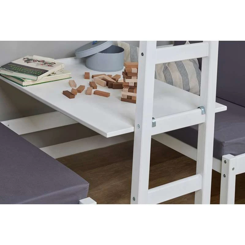 Hoppekids Jumboseng - 90x200 cm. - Bijela