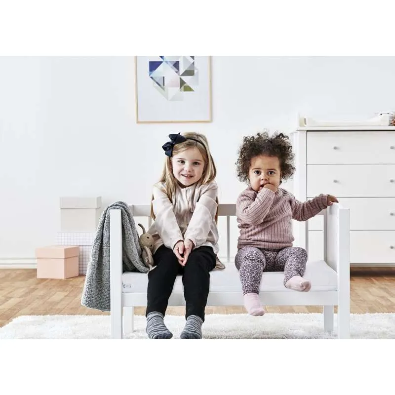 Hoppekids Kolijevka s ECO Dream madracem - 40x80 cm. - Bijela