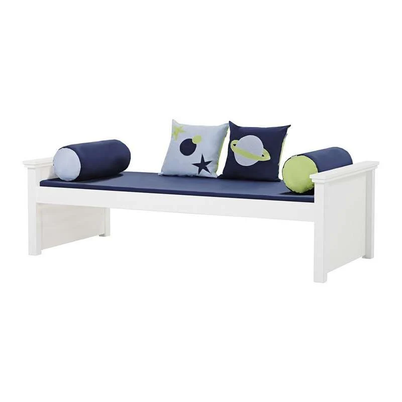 Hoppekids MAJA DELUXE - Juniorseng - 2 Srednje bočne strane - 90x200cm - Fleksibilna podloga za spavanje - Bijela