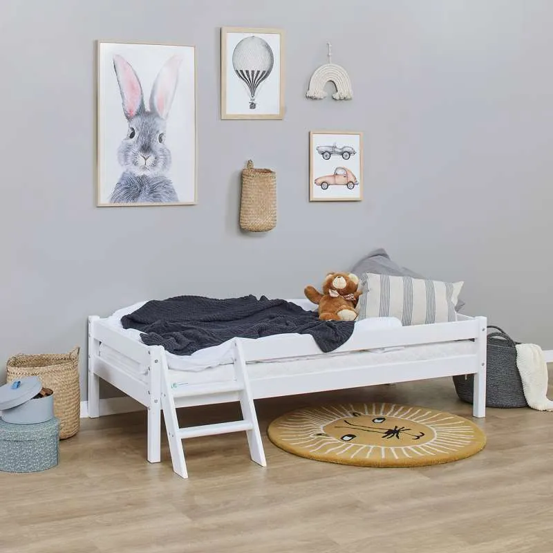 Kid'oh Junior krevet s. Sweet Dream madrac - Svanemærket - 70x160 cm - Bijela