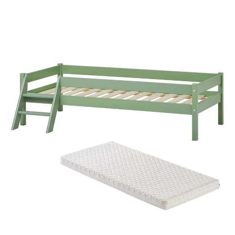 Kid'oh Junior krevet s Sweet Dream madracem - Svanemærket - 70x160 cm - Zelena